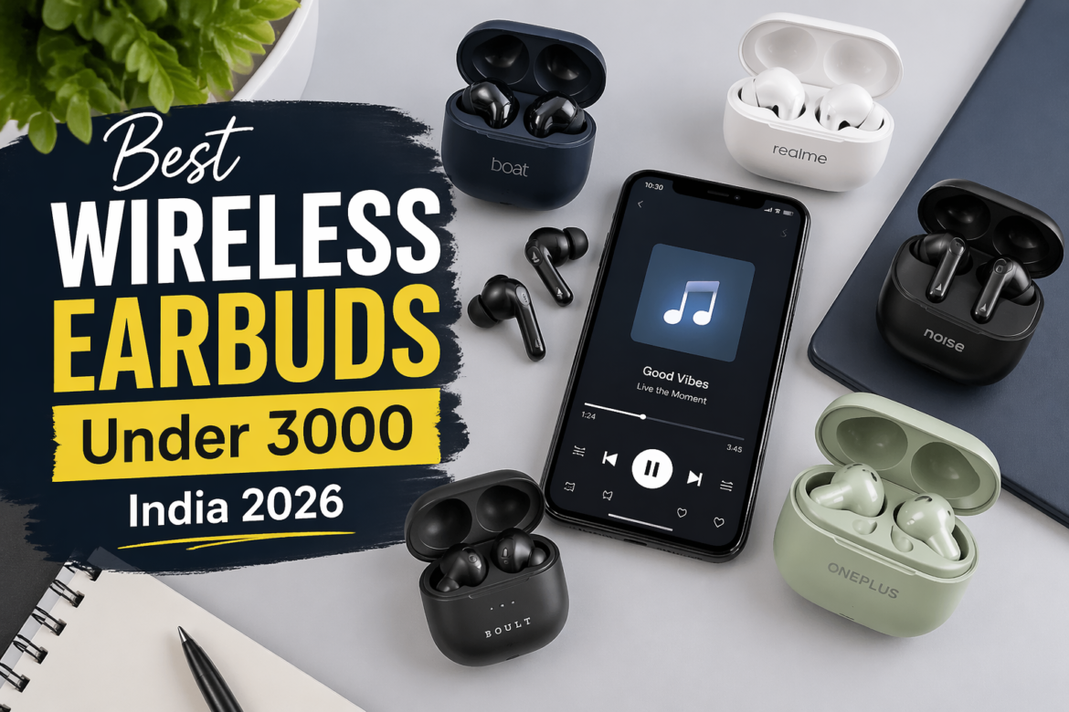 best wireless earbuds under 3000 India