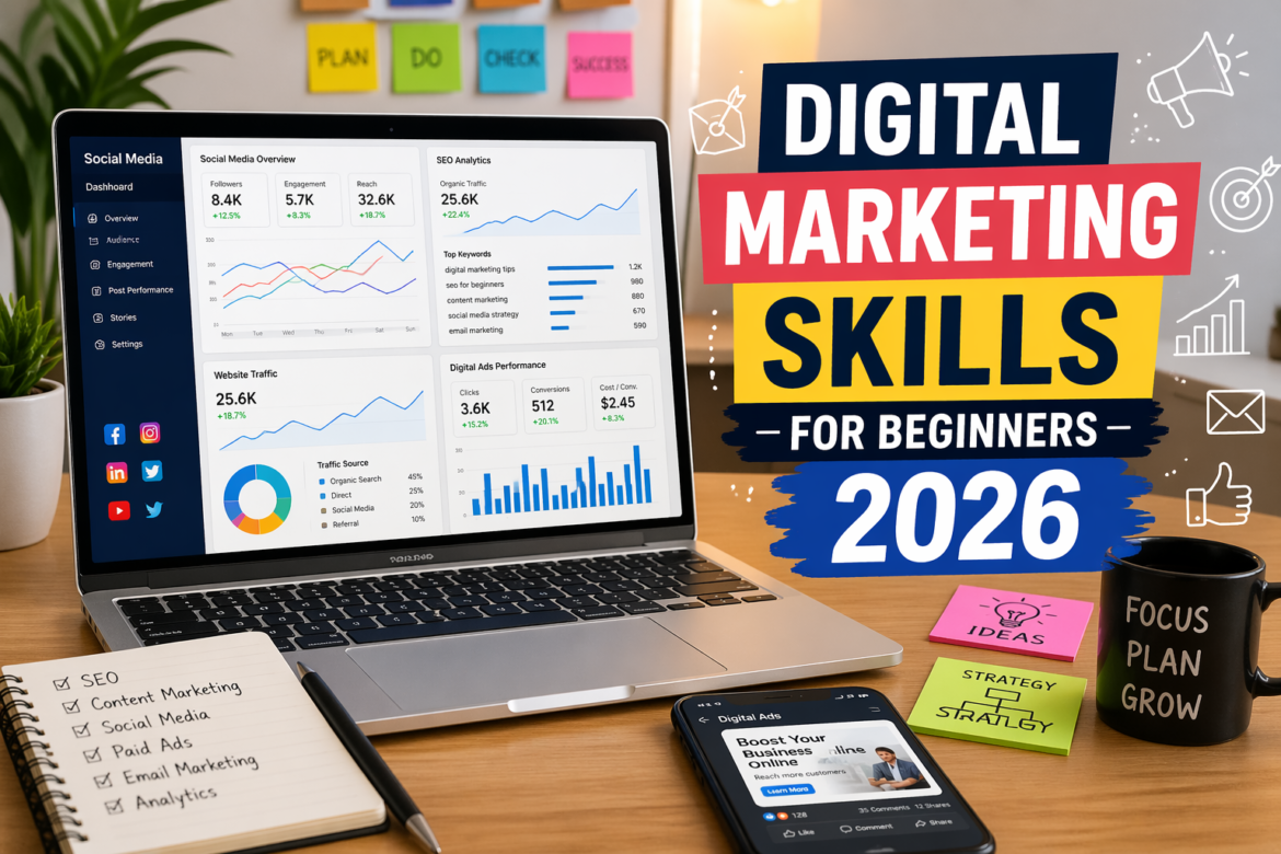 digital marketing skills for beginners 2026