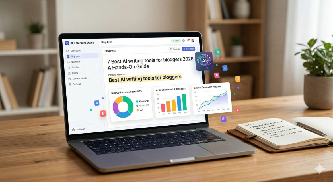 Best AI writing tools for bloggers 2026
