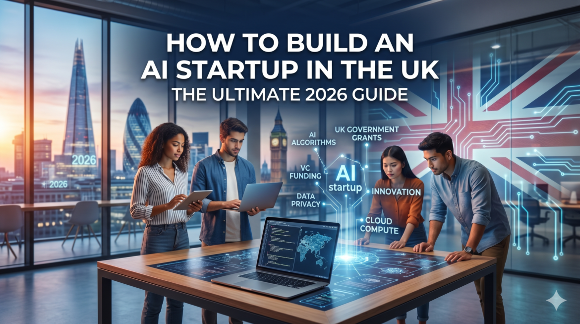 how to build AI startup UK 2026