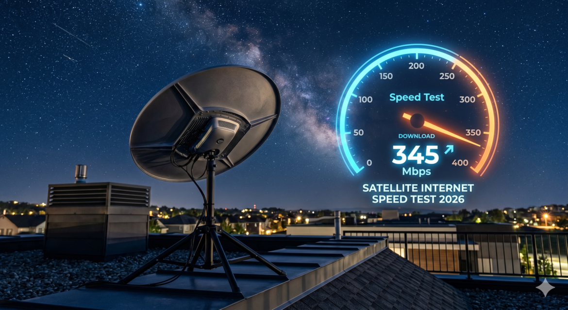 satellite internet speed test 2026