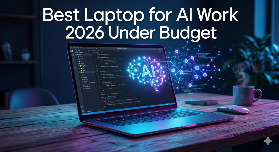 best laptop for AI work 2026 under budget
