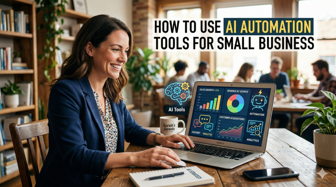 How to use AI automation tools for small business