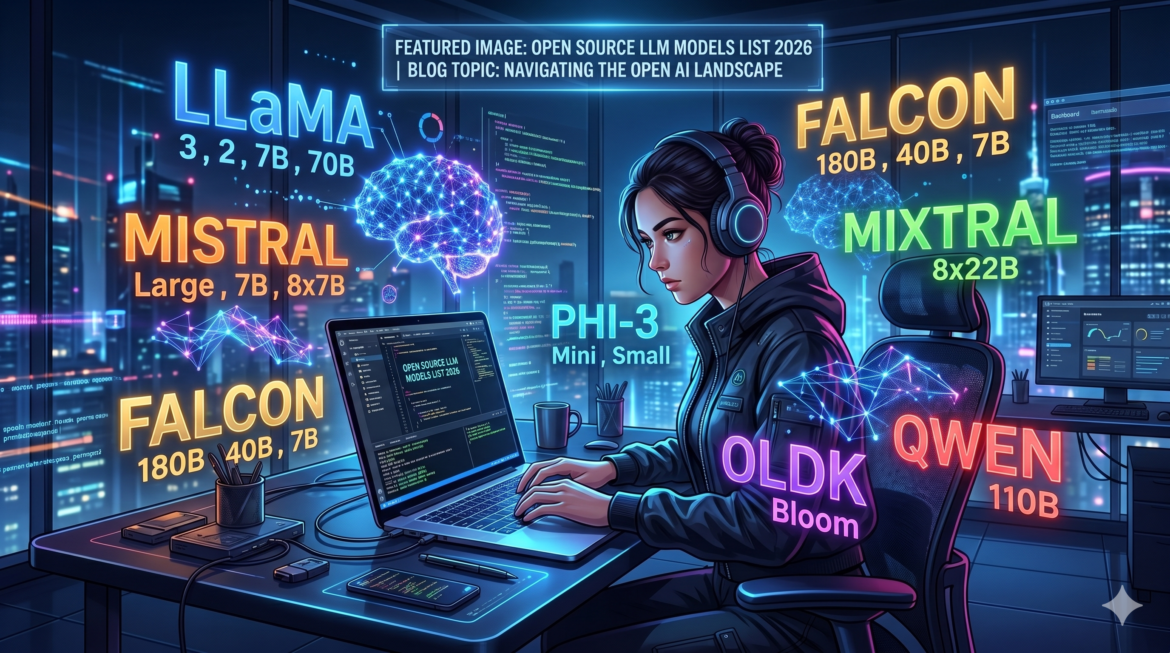 open source LLM models list 2026