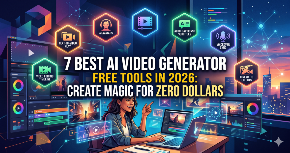 7 Best AI Video Generator Free Tools in 2026: Create Magic for Zero Dollars